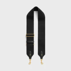 adjustable strap in wool with GOLD FINISHING