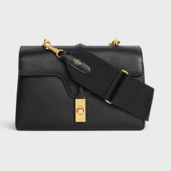adjustable strap in wool with GOLD FINISHING