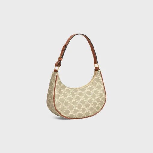 Ava Bag in Triomphe Canvas and calfskin