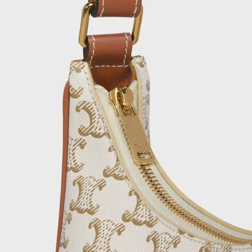 Ava Bag in Triomphe Canvas and calfskin