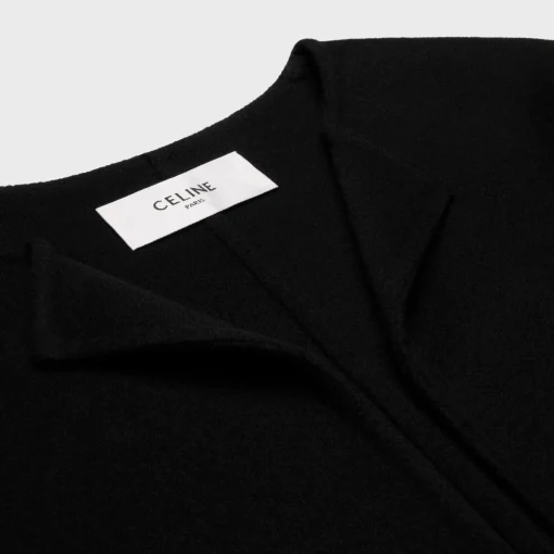 bathrobe coat in double face cashmere
