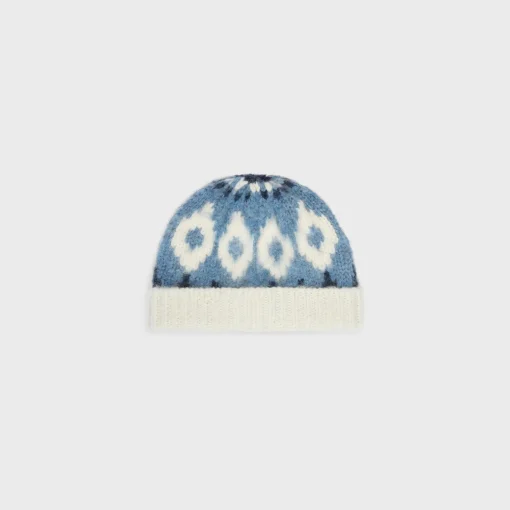 beanie in triomphe fair isle wool