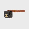 BELT BAG TRIOMPHE BELT in TRIOMPHE CANVAS AND CALFSKIN