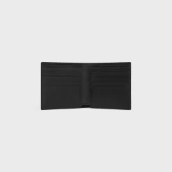 Bi-fold Wallet Triomphe L.Embossed Calf T.Emb BLACK
