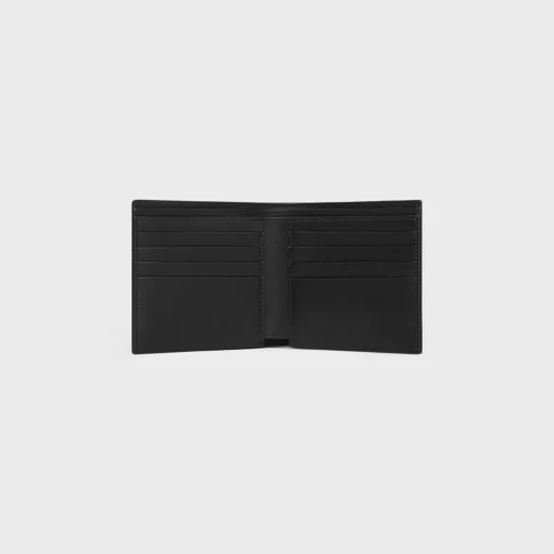 Bi-fold Wallet Triomphe L.Embossed Calf T.Emb BLACK