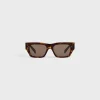Black Frame 55 Sunglasses in Acetate