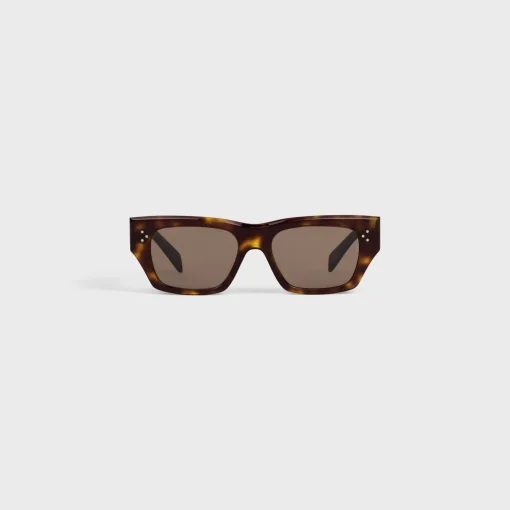 Black Frame 55 Sunglasses in Acetate