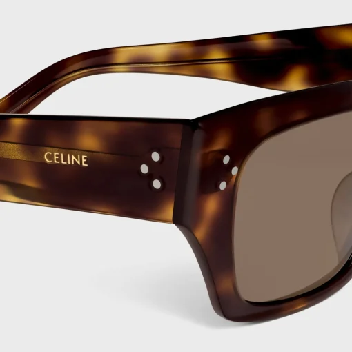 Black Frame 55 Sunglasses in Acetate