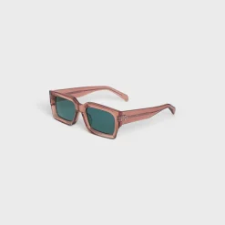 Black Frame 53 Sunglasses in Acetate