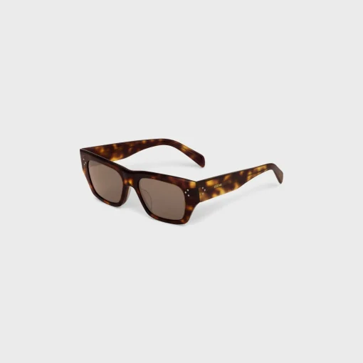 Black Frame 55 Sunglasses in Acetate