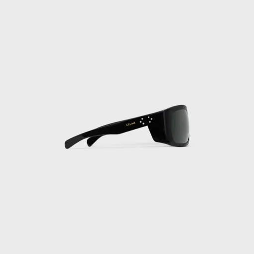 Black Frame 54 Sunglasses in Acetate