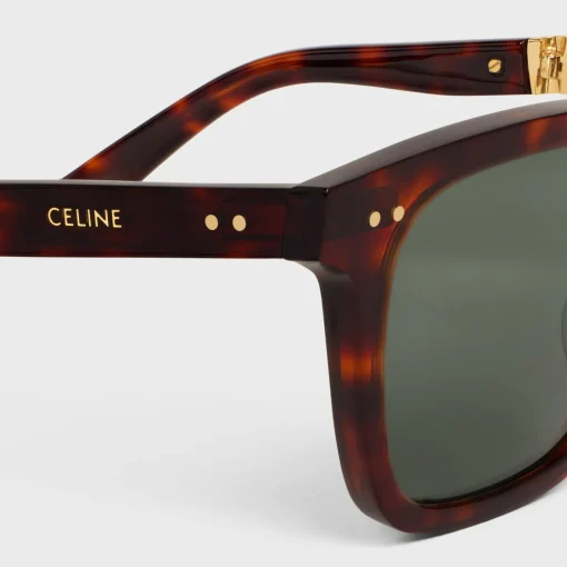 Black Frame 44 Sunglasses in Acetate with Metal