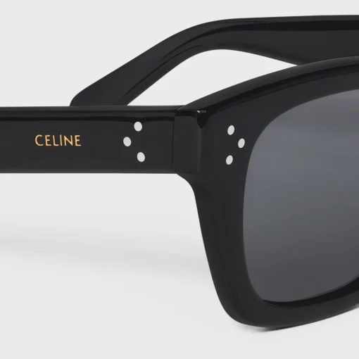 Black Frame 41 Sunglasses in Acetate
