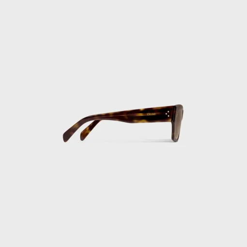 Black Frame 55 Sunglasses in Acetate