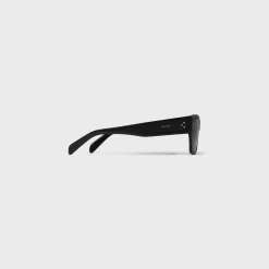 Black Frame 55 Sunglasses in Acetate