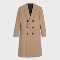 boxy coat in cashmere cloth