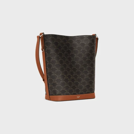 Bucket in Triomphe canvas and calfskin