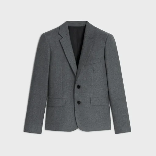 Campbell jacket in flannel twill