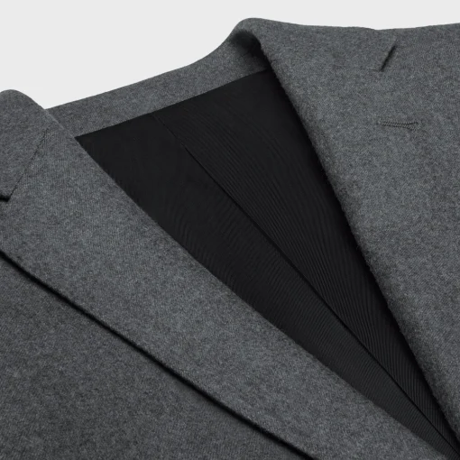 Campbell jacket in flannel twill