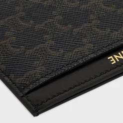 Card holder in Triomphe Canvas and calfskin
