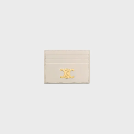 CARD HOLDER TRIOMPHE in Shiny calfskin