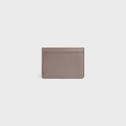 CARD HOLDER WITH FLAP TRIOMPHE in Shiny calfskin
