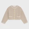 CARDIGAN JACKET IN ALPACA WOOL