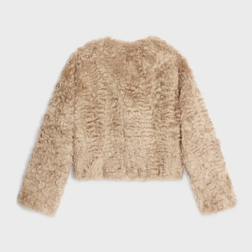 cardigan jacket in bouclé mohair