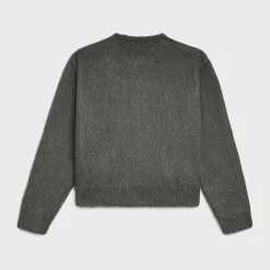 cardigan jacket in brushed mohair