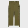 cargo pants in cotton linen