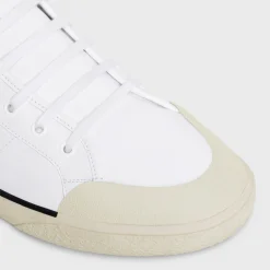 CELINE ALAN AS-02 MID LOW LACE-UP SNEAKER in CALFSKIN