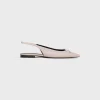 CELINE ALMA TRIOMPHE FLAT SLINGBACK in LAMBSKIN