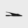 CELINE ALMA TRIOMPHE FLAT SLINGBACK in GLOSSY CALFSKIN