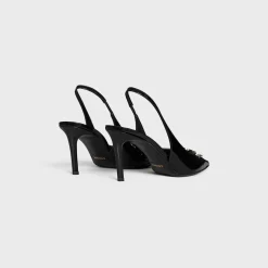 CELINE ALMA TRIOMPHE SLINGBACK in GLOSSY CALFSKIN