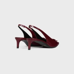 CELINE ALMA TRIOMPHE SLINGBACK in PATENT CALFSKIN