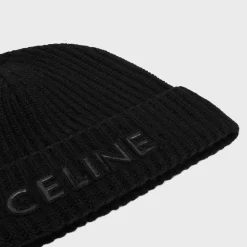 celine beanie in monochromic wool