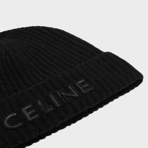 celine beanie in monochromic wool