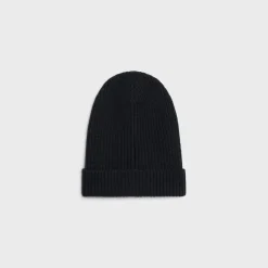 CELINE BEANIE IN RIBBED WOOL
