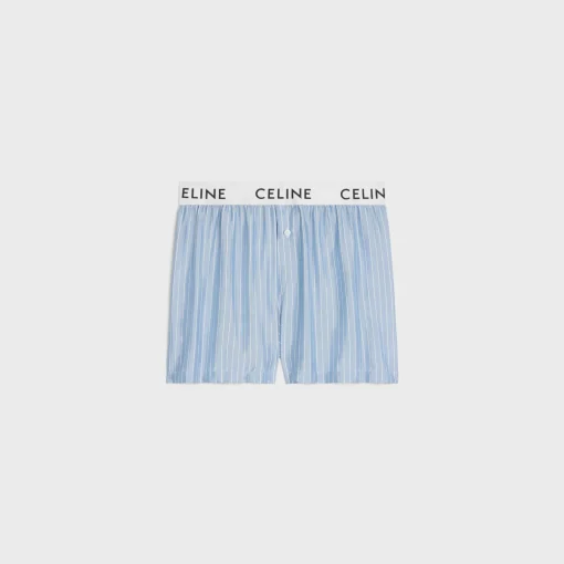 Celine boxers in striped silk