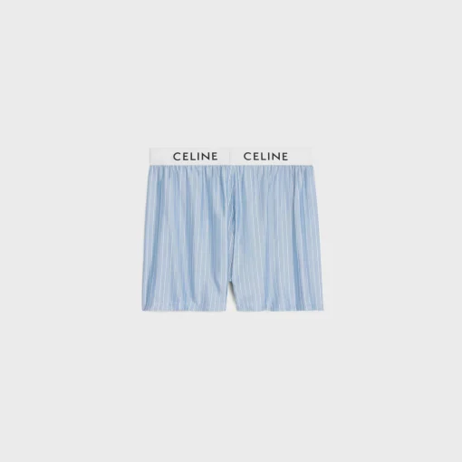 Celine boxers in striped silk