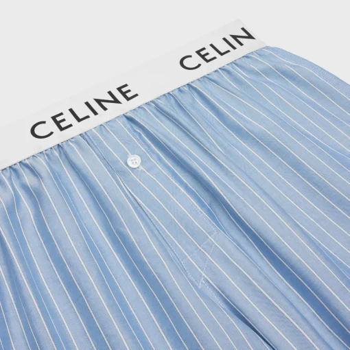 Celine boxers in striped silk