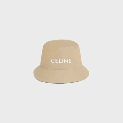 celine bucket hat in cotton gabardine