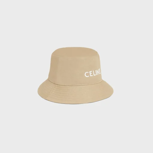 celine bucket hat in cotton gabardine