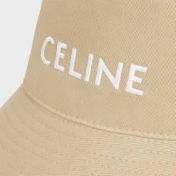 celine bucket hat in cotton gabardine