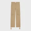celine cargo pants in cotton linen