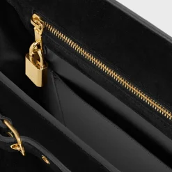 CELINE CONTI BAG in SUEDE CALFSKIN