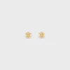 Celine Glaçon Studs in Brass with Gold finish and Resin