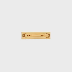 Celine Hair Clip in Brass and Steel with Gold Finish