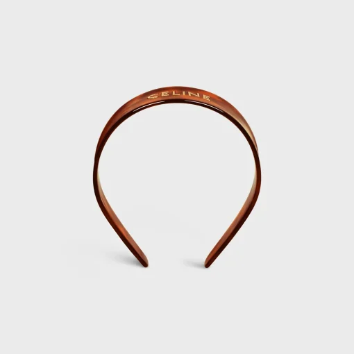 Celine Headband in Acetate and Steel