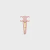 Celine Large Snap Hair Clip in Acetate and Steel